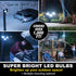 50% 108 180 Bell+Howell Bionic Flood Light ASON TV, Solar Lights Outdoor Waterproof- Brighter COB-LED's w/Motion Sensor
