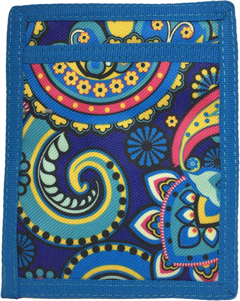 6 Piece Protective Lab Coat Pocket Organizer Kit, Beautiful Blue Paisley Pattern