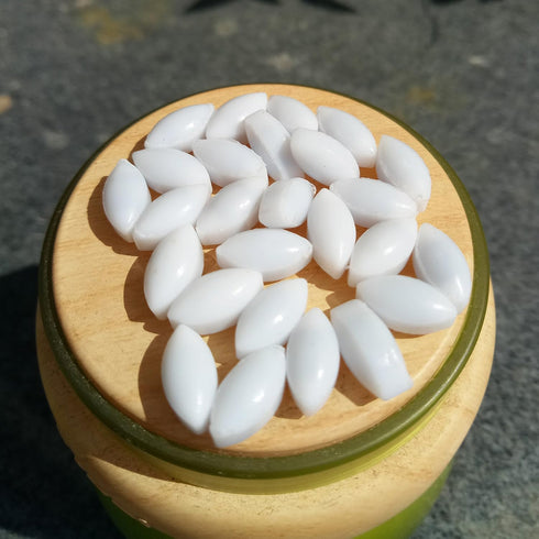 Magnetic Stirrer Stir Bar, PTFE Magnetic Mixer, Olive Shape, 10pcs (5X10mm)