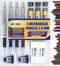 June Gold 4 Pro 2.0 mm Mechanical Pencils, 36 Colored Refills, 36 2B & 36 4B Refills, 2 Sharpeners