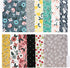 Decorative File Folders Set of 12, 3 Tab Cute Letter Size Folders, Boho Manila Home Office Supplies