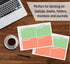 Large Eisenhower Matrix Sticky Notes, 50 pages, 8x6” by DAILY RITMO