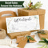 Hadley Designs 25 Geometric Greenery Blank Certificates for Small Business, Paper Voucher for Massage, Hair & Nail