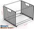 Simple Houseware Mesh Hanging File Organizer, Black - 2 Pack