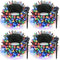 Joomer Solar Christmas Lights Outdoor, 4 Pack Total 156FT 400LED 8 Lighting