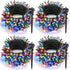 Joomer Solar Christmas Lights Outdoor, 4 Pack Total 156FT 400LED 8 Lighting