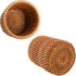 Okllen 2 Pack Handmade Rattan Pencil Holder - Woven Vine Desk Organizer for Makeup Brushes, Office & Home Desktop,