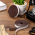 Zonon 4 Rolls 1/2 x 240 Inch Felt Strips with Adhesive Backing, Heavy Duty Polyester for Protecting Furniture and DIY