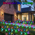 BeHiller Hummingbird Outdoor,2PACKS 12LED Hummingbird Hummingbird Solar Lights Swaying Firefly for Path Decor,Unique