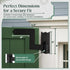 6.5" Renovators Supply Manufacturing Wrought Iron Lift-Off Pintle Shutter Hinges Black Colonial Window & Gate Hardware