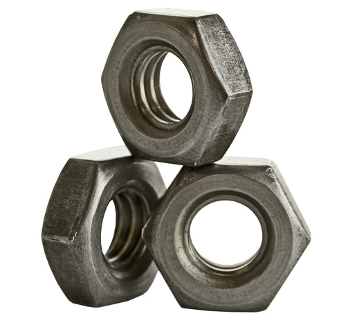 Small Parts Steel Heavy Hex Jam Nut, Plain Finish, Grade A, ASME B18.2.2, 3/8"-16