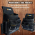 KUNN Electrician Tool Pouch - Durable Small Maintenance Tool Pouch Belt with Clip