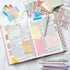 Chiisong 73 Pcs Aesthetic Bible Study Supplies - Bible Journaling Kit with Highlighters, Sticky Notes, Gel Pens &