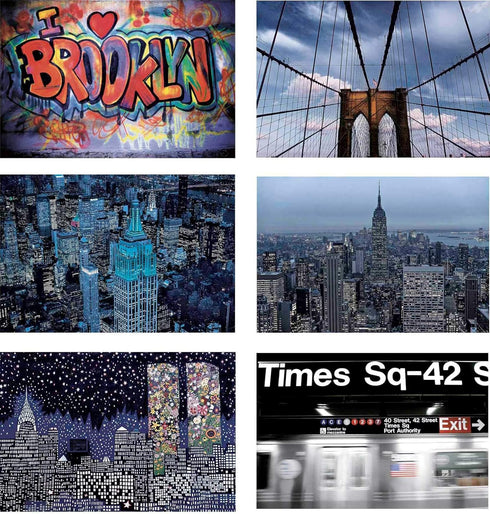 New York Postcards Set of 30 Styles, Collectible Edition of NYC Souvenirs, 4x6 of NY Landmarks