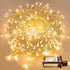 JMEXSUSS Warm White Christmas Lights for Bedroom, 300 LED String Lights Indoor