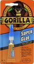 Gorilla Super Glue Tube, 3 Gram, Clear, (1 Pack)