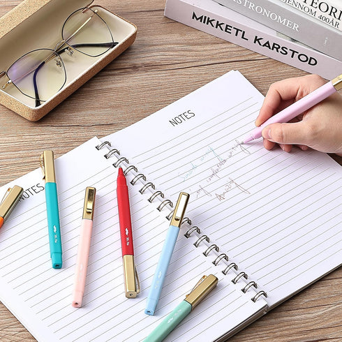 Mr. Pen Aesthetic Pens, 10 Pack, Assorted Colors, Fine Point, Fast Dry, No Smear, No Bleed Through, Bible Pens