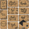 T&M Quality Designs LLC 150 Thank You Cards with Matching Brown Kraft Envelopes and Stickers -
