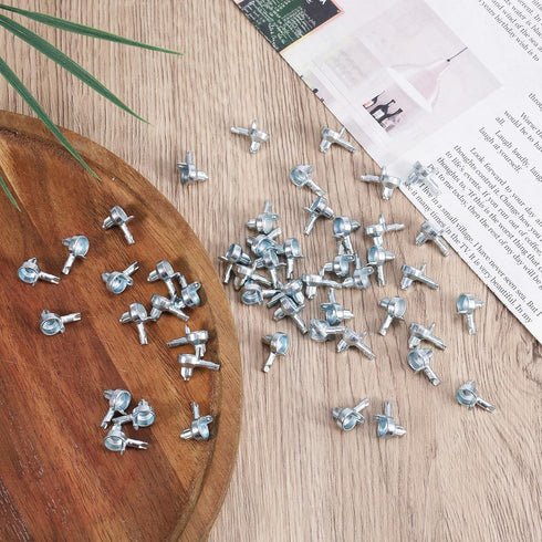 BOXOB 30pcs 131372 Shelf Support Pegs Replacement Accessories, Zinc Alloy Bookshelf Pegs for Shelves Shelf Support