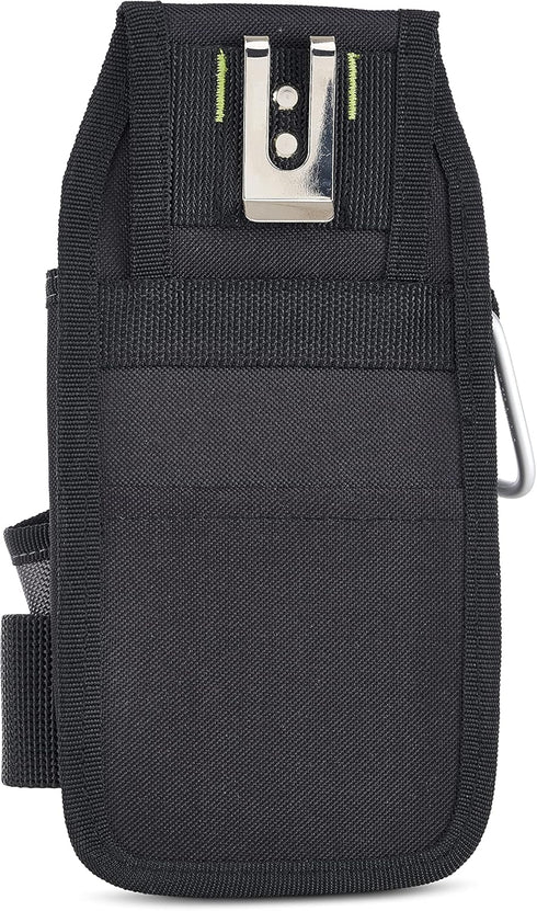AWP Tool Organizer Pouch with 7 Pockets & Loops, Heavy-Duty Metal Belt Clip Attachment