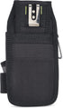 AWP Tool Organizer Pouch with 7 Pockets & Loops, Heavy-Duty Metal Belt Clip Attachment