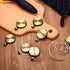 Jetec 6 Pcs Magnet Hooks, Magnetic Wreath Hanger for Fridge, Metal Door, Glass Door, Home Kitchen Decoration