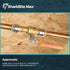 1 1 Inch UR24737 SharkBite Max x Push-to-Connect Slip Ball Valve, Brass Plumbing Fitting, Copper, CPVC