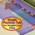 Smead File Folder, Reinforced Straight-Cut Tab, Letter Size, Lavender, 100 per Box (12410)