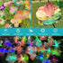 2 Pack JJGoo Solar Garden Lights, Solar Flower Swaying Light for Outside, New Upgraded Outdoor Waterproof Light
