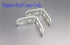 20pcs Thick Stainless Steel Corner Code, 90 Degree Right Angle Reinforcement Angle Iron Triangle L Bracket 40mm x40mm.