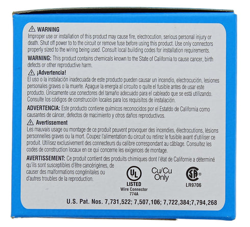 IDEAL Electrical SpliceLine 30-1042 in-Line Wire Connectors (Box of 100)