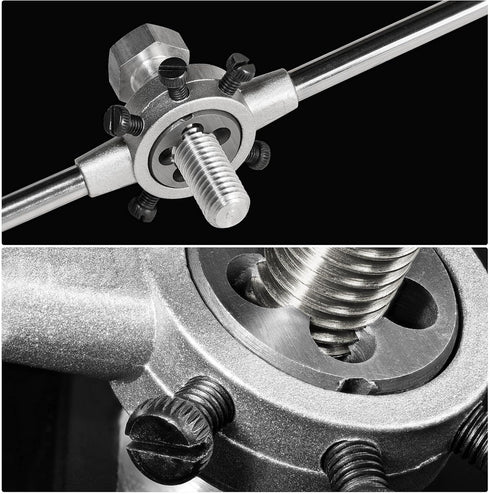 uxcell Die Stock Handle Wrench Holder for Round Die, Metric M12-M14 / 24mm-38mm OD