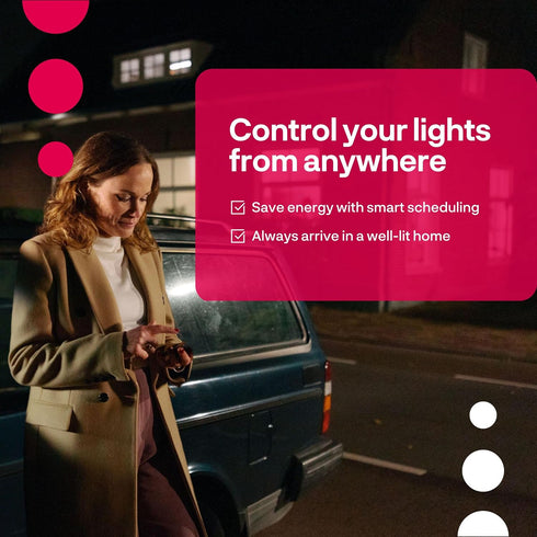Bulbs, A19 Dimmable Bulb, E26 Bulb 60 806lm, 2-Pack innr Smart Light Zigbee, Works with Philips Hue* and Alexa (Bridge