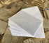 Wanderings Handmade White Deckle Edge Envelope - 4.25x6.25" - Package of 25 - for Announcements, Wedding Invitations, Greeting Cards, Crafts - Thick 150 GSM by WANDERINGS