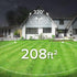 25W 3000LM 5000K 4 320Wide SANSI Upgraded Motion Sensor Outdoor Lights Flood Lights Outdoor, Dusk to Dawn Security