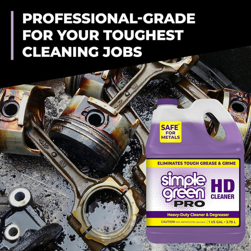 1 Simple Green Pro HD Heavy Duty Cleaner Concentrate Gallon Bottle
