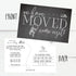 Hadley Designs Set of 50 We've Moved Postcards, Change of New Address Moving Announcements, House Warming Gifts