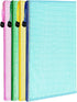 LEOBRO 4 Pack Mesh Zipper Pouch, 13.2"x 9.2" A4 Size Bags with Zipper, Plastic Envelopes for Organization & Travel