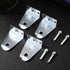 2 Inch Metal Hold Down Brackets and Pins, Blind Brackets for Horizontal Blinds Shades Windows Doors (8)