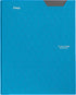 Five Star 2-Pocket Folder, Tidewater Blue (72107), Plastic Folder with Stay-Put Tabs and Prong Fasteners, Holds 8-1/2"