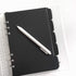 Binder Index PP & Paper Dividers for 8.5 inch/6 inch A5/A6, Horizontal Black Paper