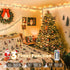 1200 59 8 LED FT Cluster Lights, Warm White Christmas Tree Lights Modes Timer Remote, Waterproof String Lights