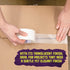 ATack Duct Tape Clear Cotton Textile, 2-Inches x 30 Yards, Heavy-Duty Repair, Packing, Weatherproof