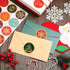 Clabby 360 Pieces Merry Christmas Stickers, 2 Inch Gold Snowflake Adhesive Labels for Xmas Cards, Gift Envelopes, Party