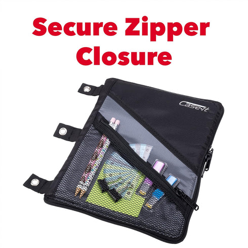 Case It Tablet Binder Accessory, Padded Tablet with 3 Steel Grommets, Fits Any Standard 3 Ring Binder, Blue