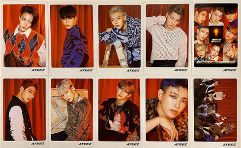 Kpop Mini Post Card Photocards - 56p (ATEEZ)