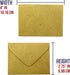 Iconikal Kraft Mini Special Occasion Envelopes, 100 Count, 4 x 2.75 inches