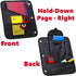 Case-it The Dual 2-in-1 Zipper Binder - Two 1.5 Inch D-Rings, Pencil Pouch, Multiple Pockets, Midnight Blue