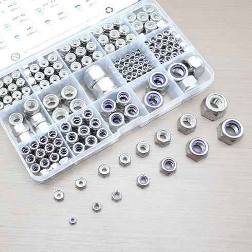 wwsurpluses 360 6#32 8#32 10#24 10#32 1/4-20 5/16-18 3/8-16 1/2-13 M3 M4 M5 M6 M8 M10 M12 304 Sets Pcs SAE & Metric