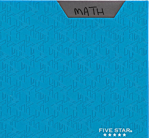 Five Star 2-Pocket Folder, Tidewater Blue (72107), Plastic Folder with Stay-Put Tabs and Prong Fasteners, Holds 8-1/2"